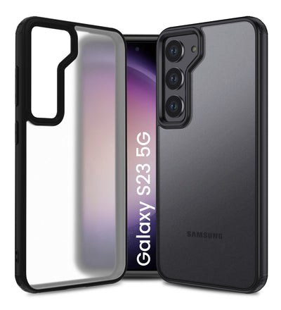 Samsung Galaxy S23 5G (6.1 inch) Back Cover | Rugged Frosted Series, Black