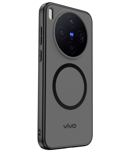 Pre Order, [Estimated Shipping Date: 10 June 2026], Vivo X300 Ultra 5G (6.82 inch) Back Cover | Rugged Frosted MagSnap Series, Black