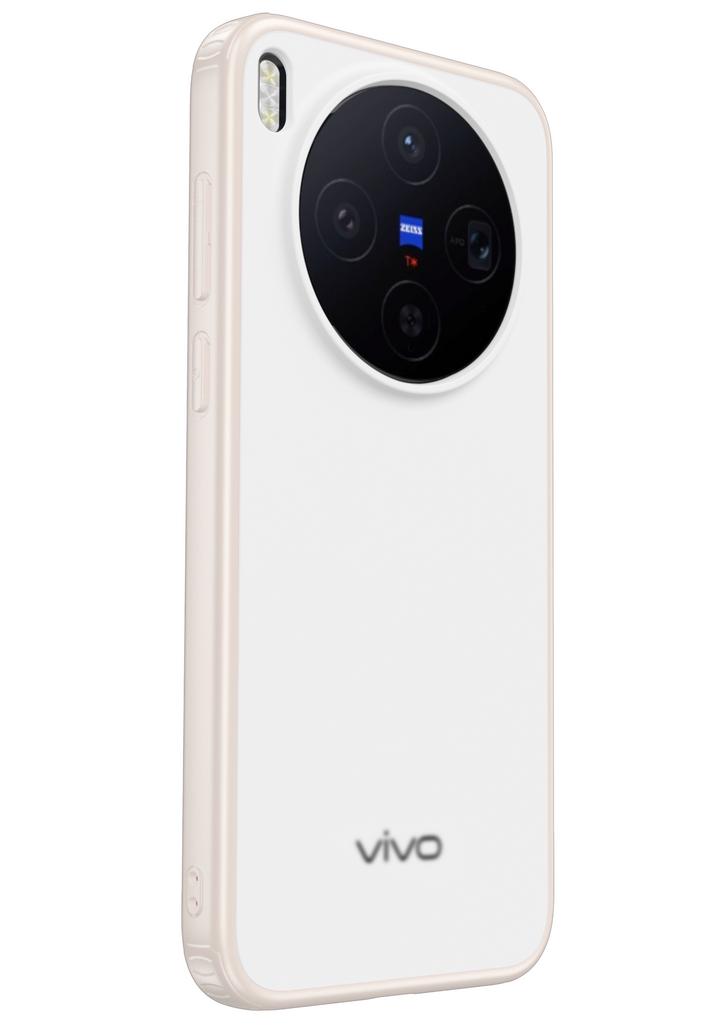 Pre Order, [Estimated Shipping Date: 15 June 2026], Vivo X300 Ultra 5G (6.82 inch) Back Cover | Rugged Frosted Series, Ivory