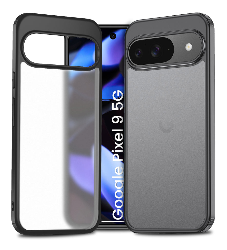 Google Pixel 9 5G, 6.3 inch Rugged Frosted Back Cover