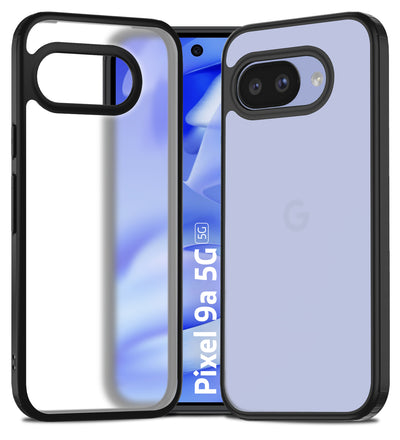 Google Pixel 9A 5G (6.285 inch) Back Cover | Rugged Frosted Series, Black
