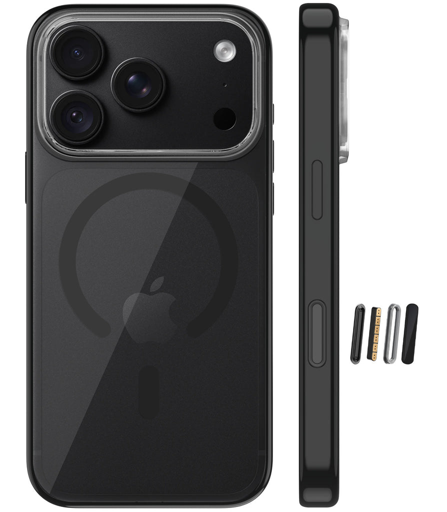 Apple iPhone 18 Pro 5G (6.3 inch) Back Cover | Aura MagSnap Series, Deep Black