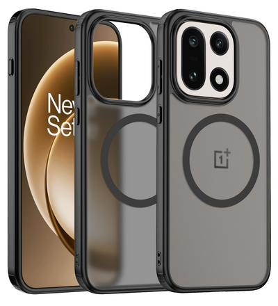 OnePlus 15 5G (6.78 inch) Back Cover | Rugged Frosted MagSnap Series, Infinite Black