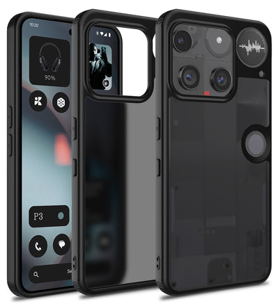 Nothing Phone (3) 5G (6.67 inch) Back Cover | Rugged Frosted Series, Black