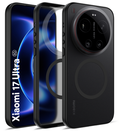 Xiaomi 17 Ultra 5G (6.9 inch) Back Cover | Rugged Frosted MagSnap Series, Black