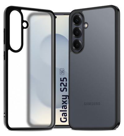 Samsung Galaxy S25 5G (6.2 inch) Back Cover | Rugged Frosted Series, Black