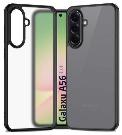 Samsung Galaxy A56 5G (6.7 inch) Back Cover | Rugged Frosted Series, Black