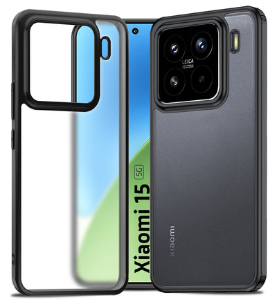 Xiaomi 15 5G (6.36 inch) Back Cover | Rugged Frosted Series, Black