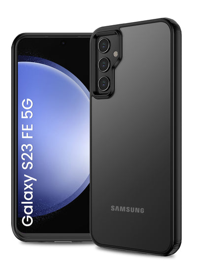 Samsung Galaxy S23 FE 5G (6.4 inch) Back Cover | Rugged Frosted Series, Black