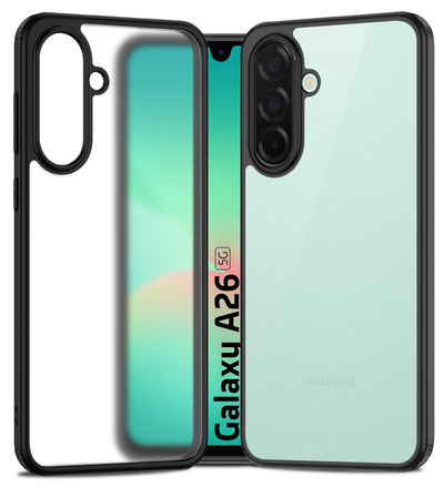 Samsung Galaxy A26 5G (6.7 inch) Back Cover | Rugged Frosted Series, Black
