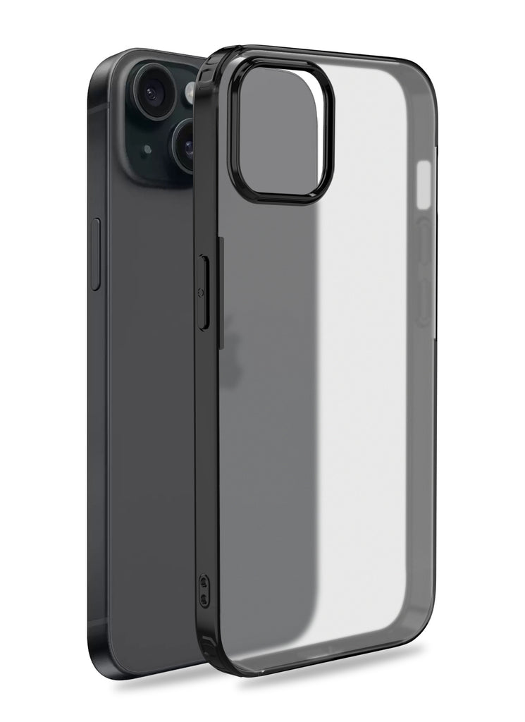 Apple iPhone 15 Plus (6.7 inch) Back Cover | Rugged Frosted Series, Black
