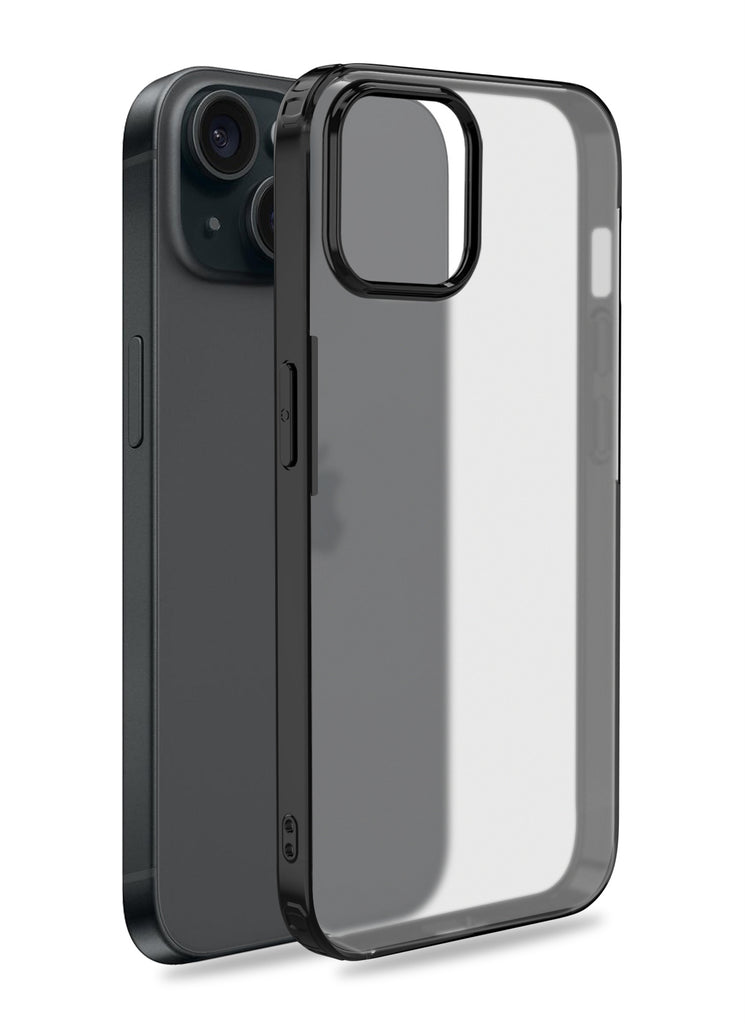 Apple iPhone 15 (6.1 inch) Back Cover | Rugged Frosted Series, Black