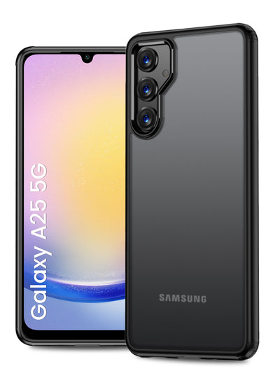 Samsung Galaxy A25 5G (6.5 inch) Back Cover | Rugged Frosted Series, Black