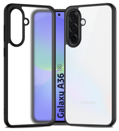 Samsung Galaxy A36 5G (6.7 inch) Back Cover | Rugged Frosted Series, Black