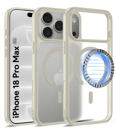 Apple iPhone 18 Pro Max 5G (6.9 inch) Back Cover | Rugged Frosted MagSnap Series, Ivory