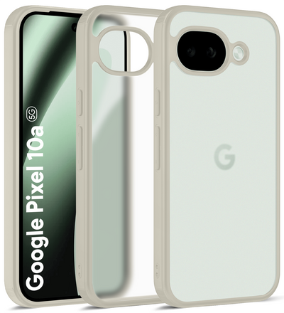 Google Pixel 10a 5G (6.3 inch) Back Cover | Rugged Frosted Series, Fog Ivory