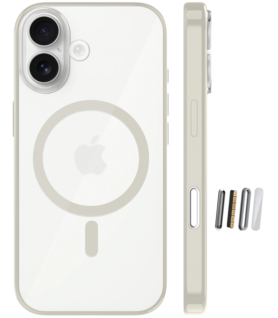 Apple iPhone 17 5G (6.3 inch) Back Cover | Aura MagSnap Series, Cloud White