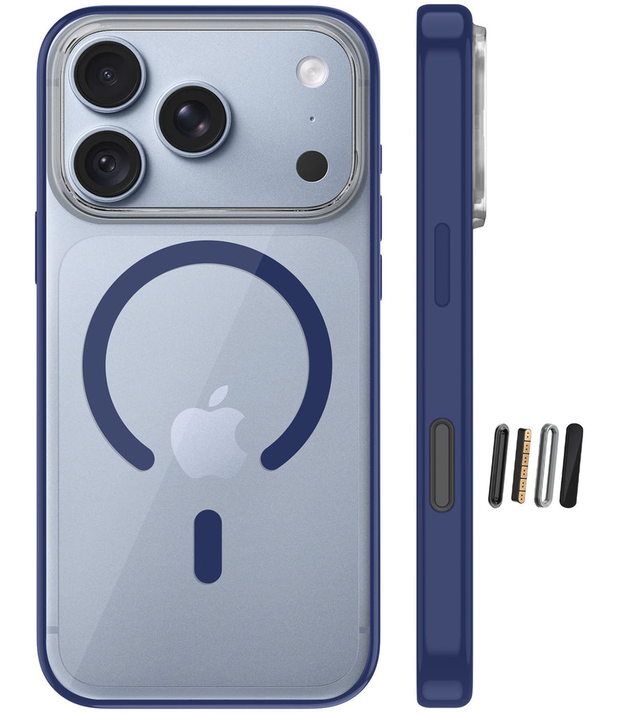 Apple iPhone 18 Pro 5G (6.3 inch) Back Cover | Aura MagSnap Series, Deep Blue
