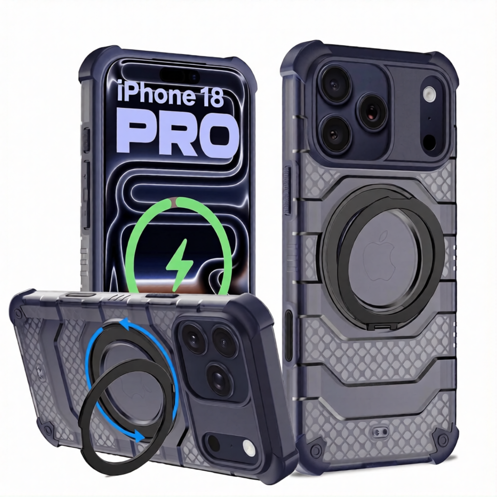 Apple iPhone 18 Pro (6.3 inch) Back Cover | Explorer Series, [Magsafe Compatible], Deep Blue