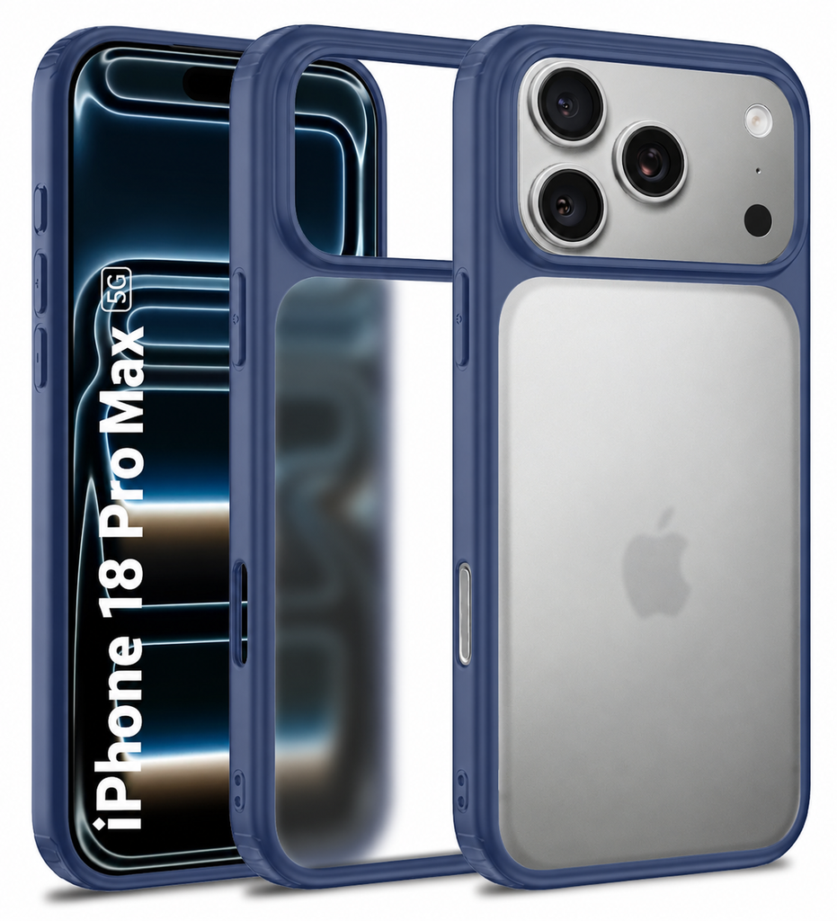Apple iPhone 18 Pro Max 5G, 6.9 inch Rugged Frosted Back Cover