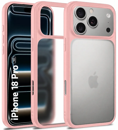 Apple iPhone 18 Pro 5G, 6.3 inch Rugged Frosted Back Cover