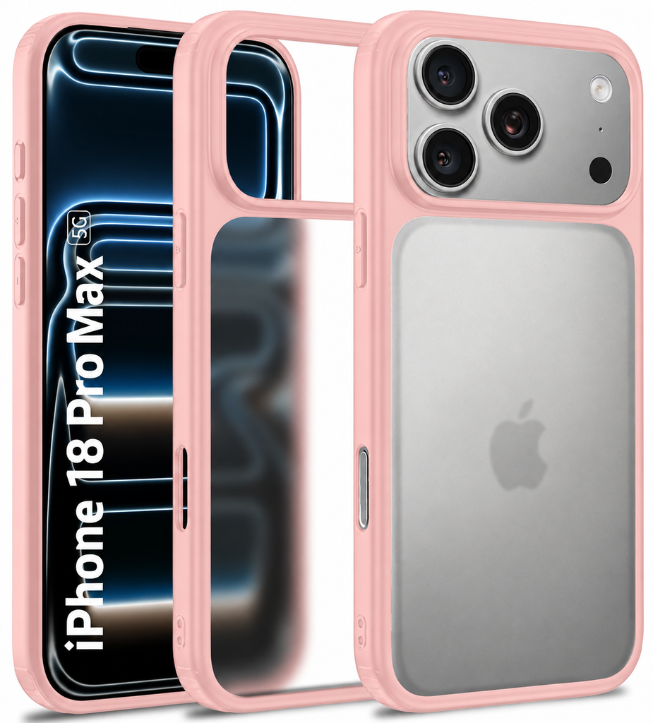 Apple iPhone 18 Pro Max 5G, 6.9 inch Rugged Frosted Back Cover