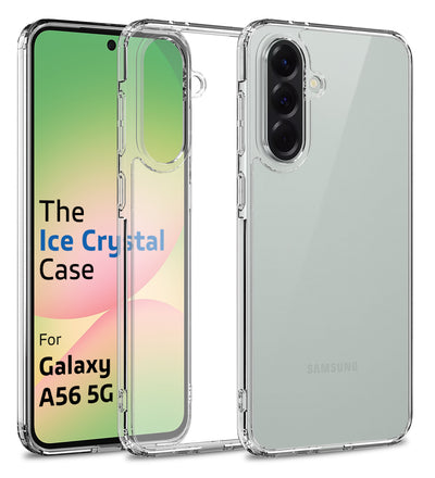 Samsung Galaxy A56 5G (6.7 inch) Back Cover | Ice Crystal Series, Crystal Clear