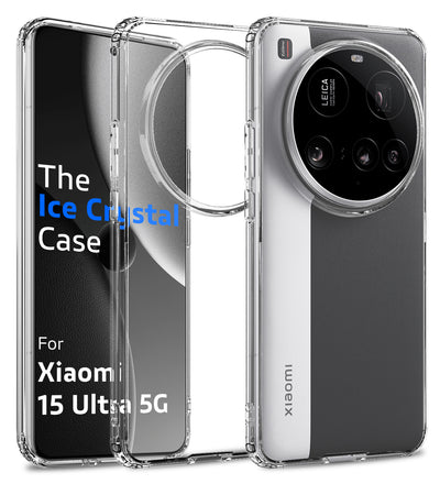 Xiaomi 15 Ultra 5G (6.7 inch) Back Cover | Ice Crystal Series, Crystal Clear