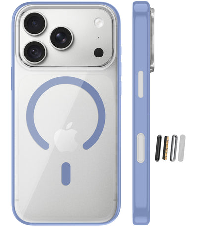 Apple iPhone 18 Pro 5G (6.3 inch) Back Cover | Aura MagSnap Series, Glacier Blue