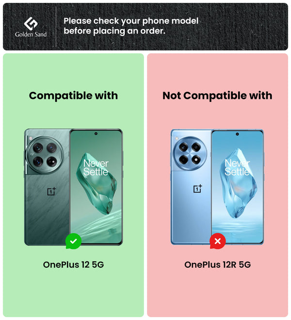 OnePlus 12 5G (6.82 inch) Back Cover | Vegan Leather Series, Blue