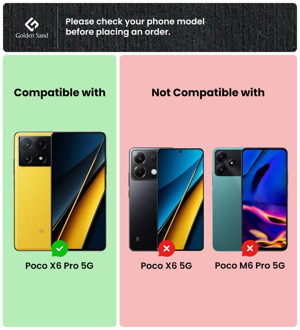 Poco X6 Pro 5G (6.67 inch) Back Cover | Rugged Frosted Series, Black