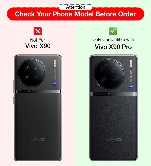 Vivo X90 Pro 5G (6.78 inch) Back Cover | Ice Crystal Series, Crystal Clear