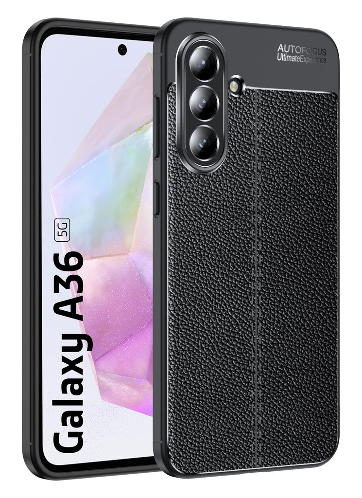 Samsung Galaxy A36 5G, 6.7 inch Leather Texture Back Cover