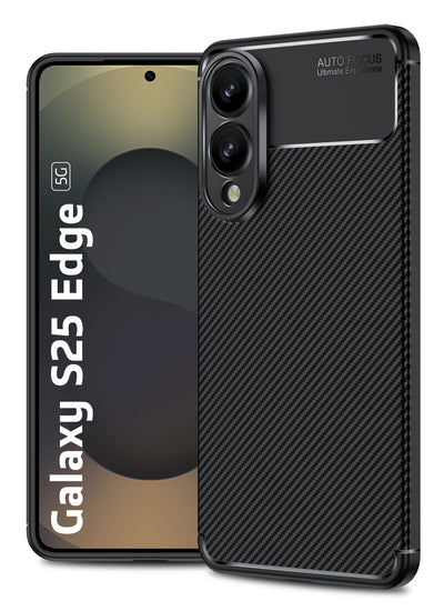 Samsung Galaxy S25 Edge 5G (6.66 inch) Back Cover | Aramid Fiber Series, Black