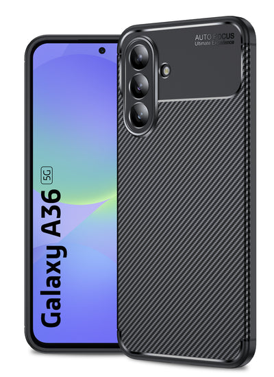 Samsung Galaxy A36 5G (6.7 inch) Back Cover | Aramid Fiber Series, Black