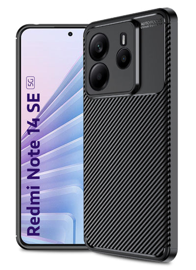 Redmi Note 14 SE 5G (6.67 inch) Back Cover | Aramid Fiber Series, Black