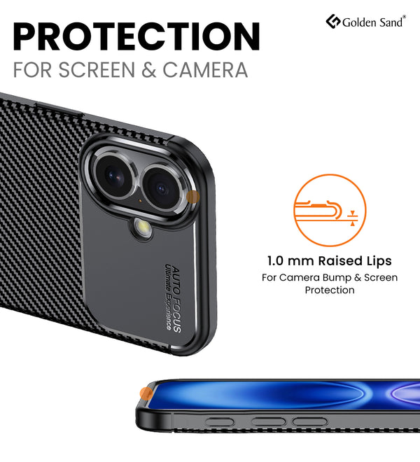 Apple iPhone 16 Plus (6.7 inch) Back Cover | Aramid Fiber Series, Black