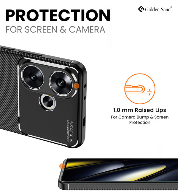POCO F6 5G (6.67 inch) Back Cover | Aramid Fiber Series, Black