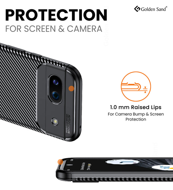 Google Pixel 8A 5G (6.1 inch) Back Cover | Aramid Fiber Series, Black