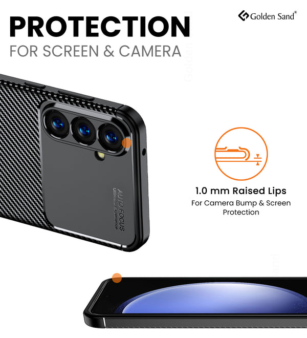 Samsung Galaxy S23 FE 5G (6.4 inch) Back Cover | Aramid Fiber Series, Black