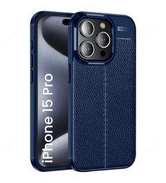 Vegan Leather- Blue