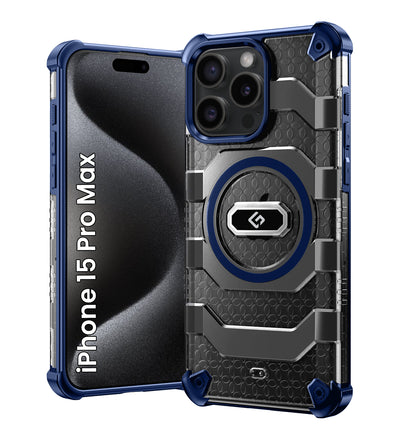 Apple iPhone 15 Pro Max (6.7 inch) Back Cover | Explorer Series, [Magsafe Compatible], Deep Blue