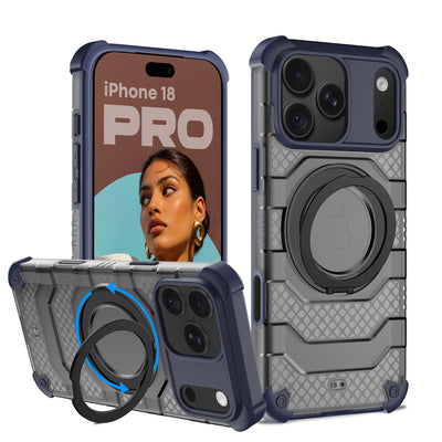 Apple iPhone 18 Pro (6.3 inch) Back Cover | Explorer Series, [Magsafe Compatible With Ring], Deep Blue