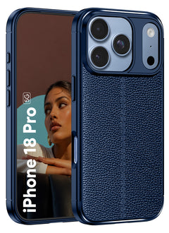 Vegan Leather Deep Blue