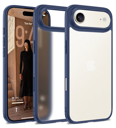 Apple iPhone Air, iPhone 17 Air 5G (6.9 inch) Back Cover | Rugged Frosted Series, Deep Blue