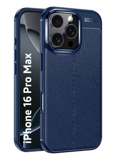 Vegan Leather- Blue
