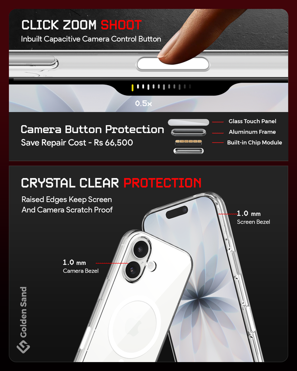 Apple iPhone 17 5G (6.3 inch) Back Cover | Aura MagSnap Series, Crystal Clear
