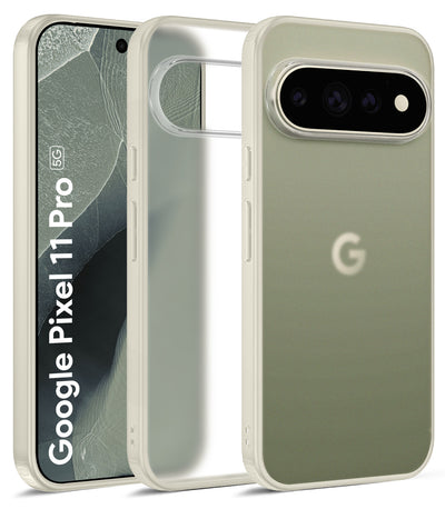 Google Pixel 11 Pro 5G (6.3 inch) Back Cover | Rugged Frosted Series, Olive Ivory