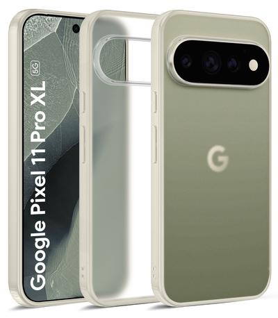 Google Pixel 11 Pro XL 5G (6.8 inch) Back Cover | Rugged Frosted Series, Olive Ivory