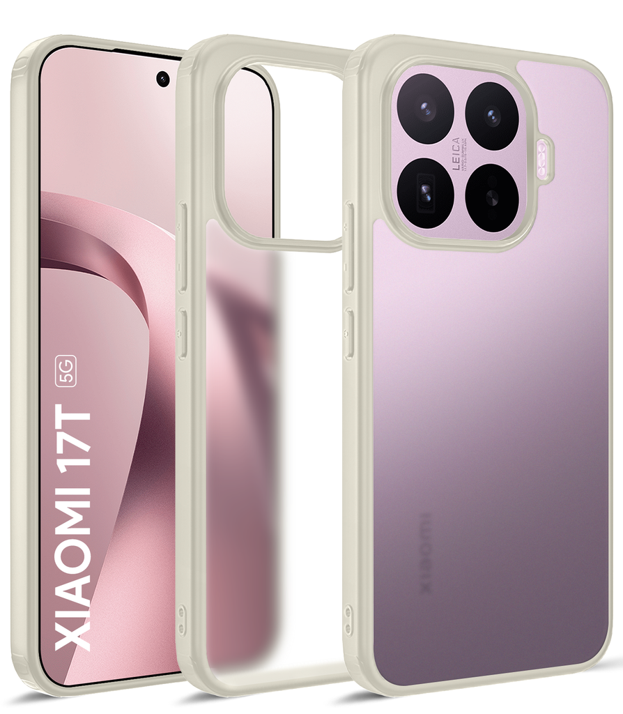 Xiaomi 17T 5G (6.59 inch) Back Cover | Rugged Frosted Series, Ivory